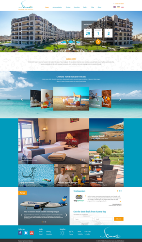 Samra Bay Hotel Website